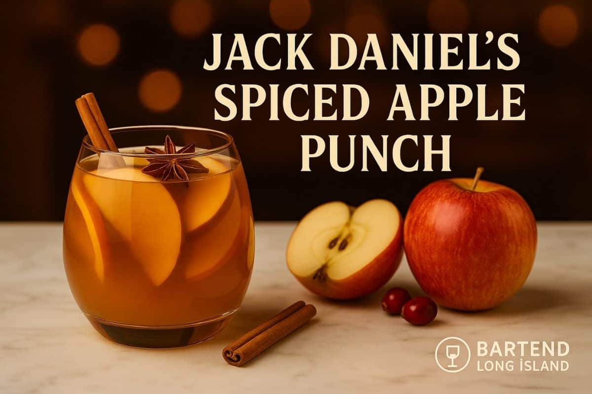 Jack Daniel's Twist: Festive Apple Cider Champagne Cocktail